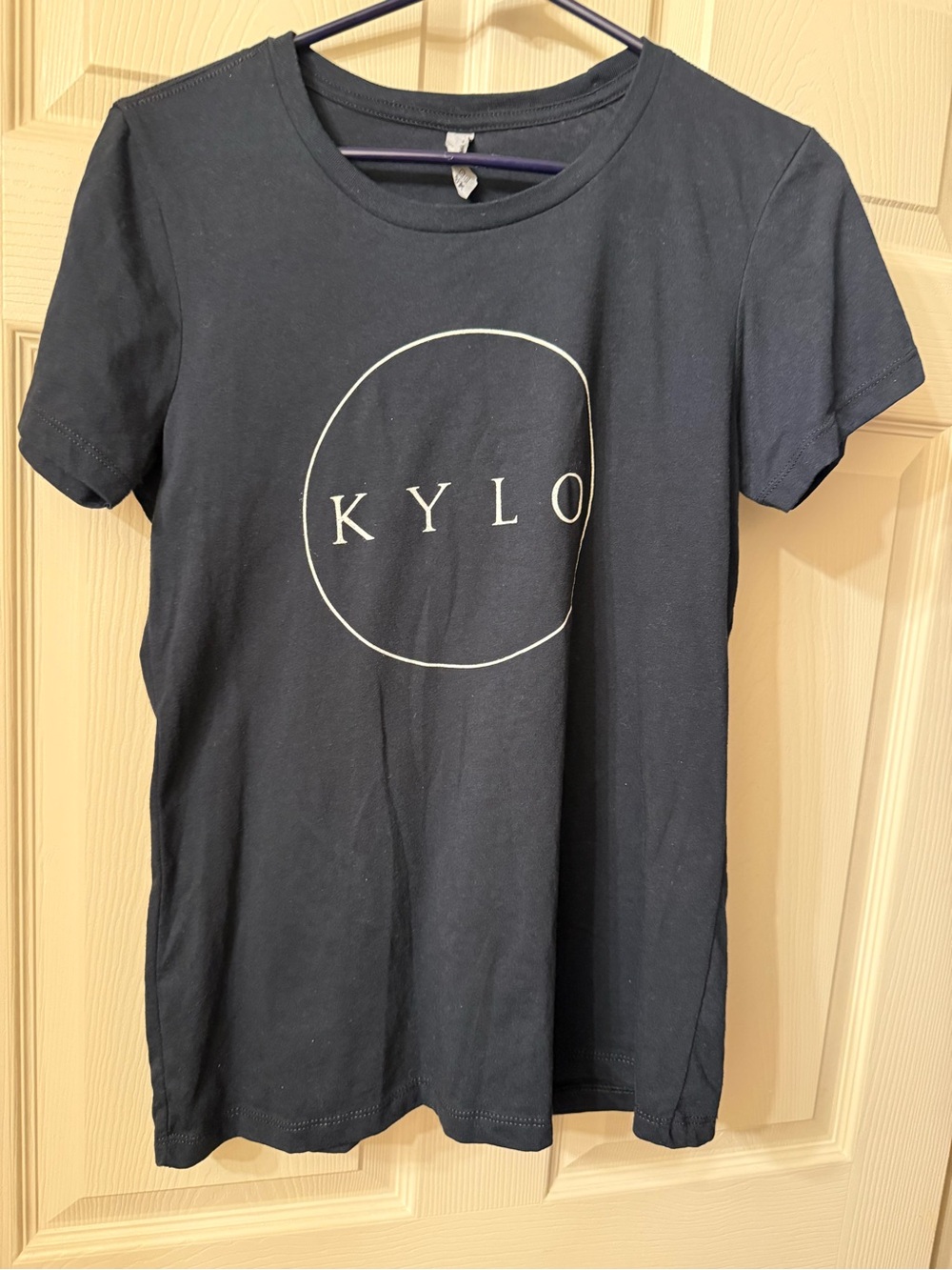 KYLO Graphic Tee Black Short Sleeve Crewneck Top Women's Size XL